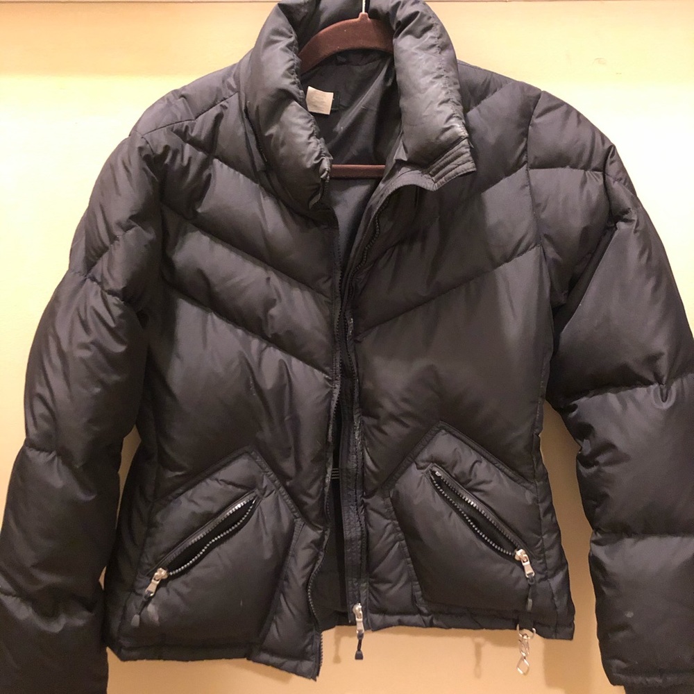 J. Crew short Black Puffer Jacket